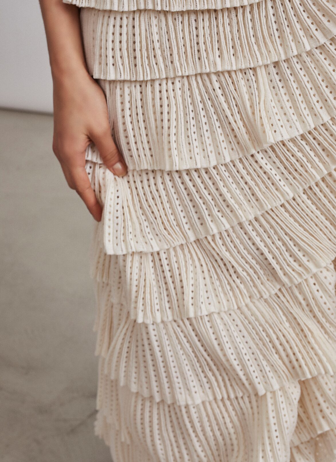 Dresses ALAÏA IVORY DRESSES